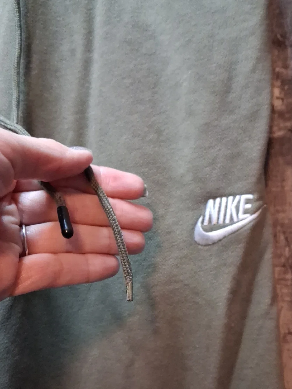 Women's Army Green Nike Jogger Sweats Sweatpants Size S Small